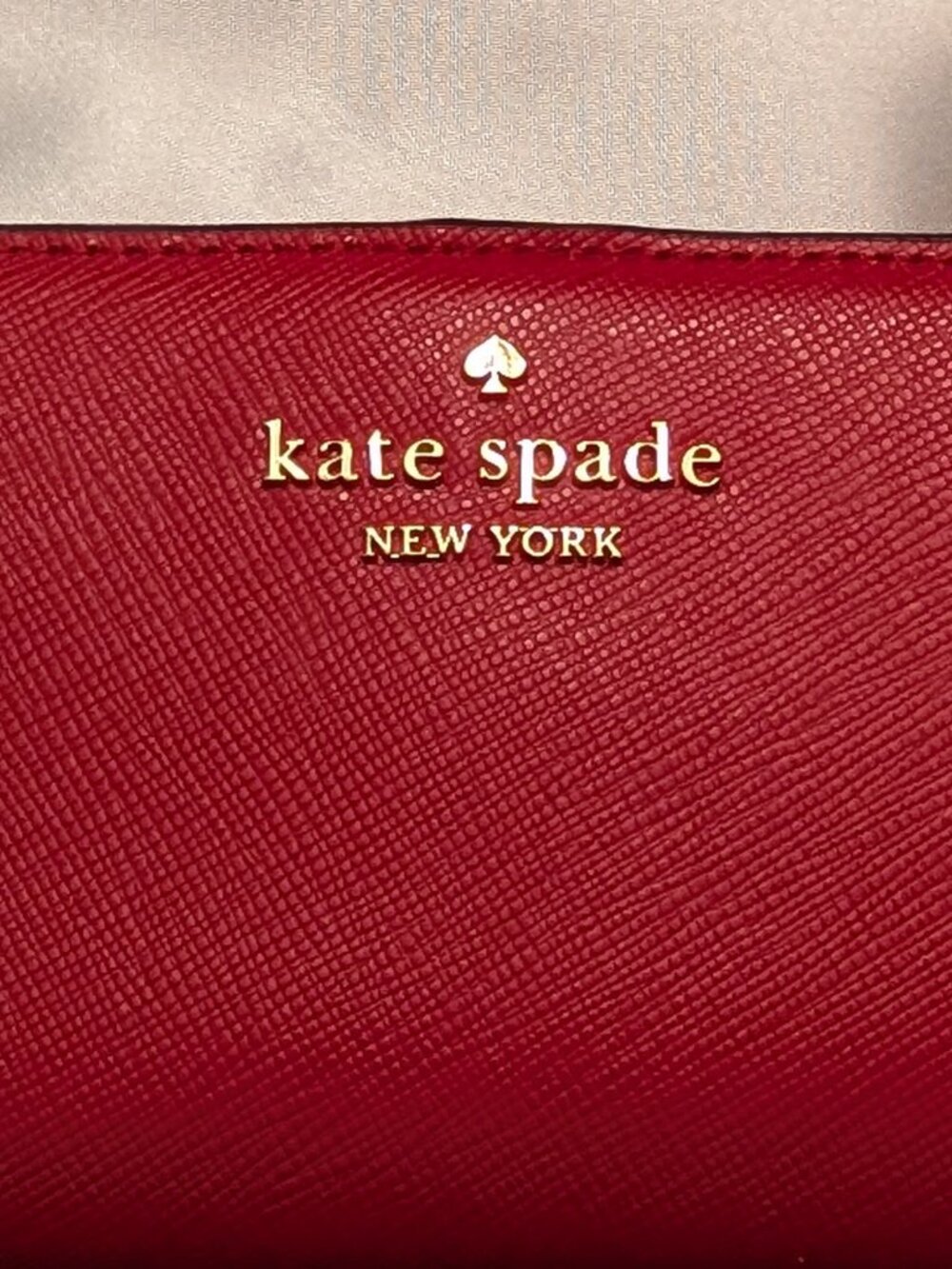 kate spade Wallet slim bifold ruby red